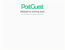 Tablet Screenshot of postguest.com